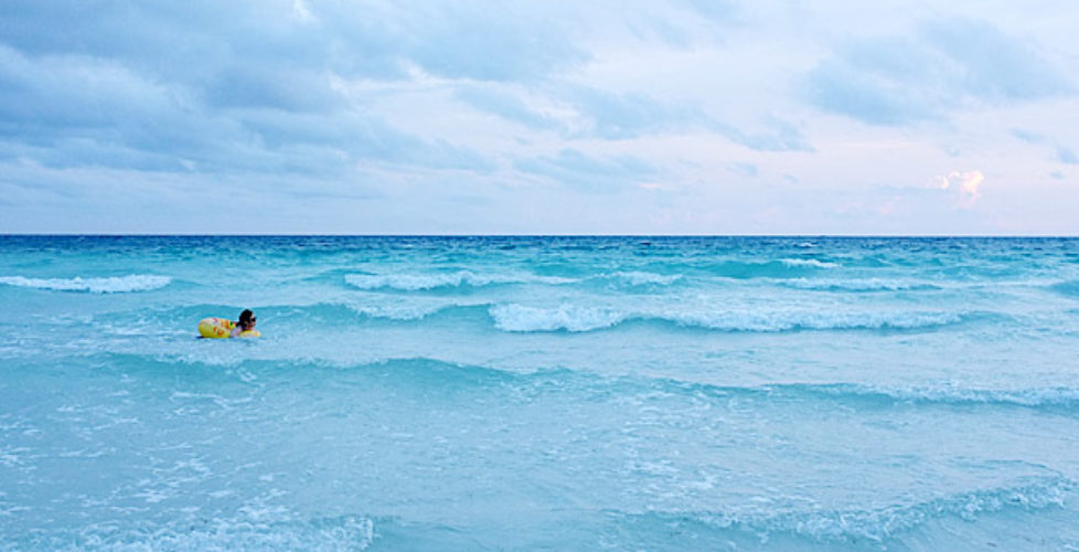 Swimming in Boracay